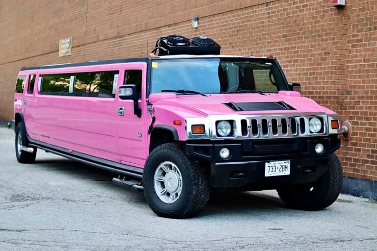 Pink Stretch Hummer
